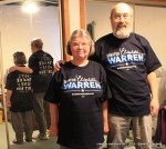 Steve and Sharon model tee shirt