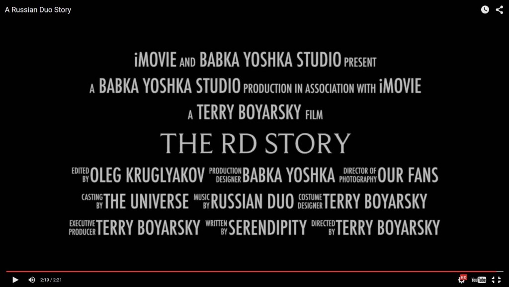 Cerdits for The Russian Duo Story