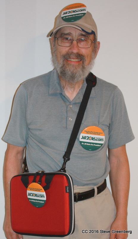 Several Jill Stein Pins