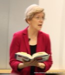 Elizabeth Warren In The Middle Of Her Book