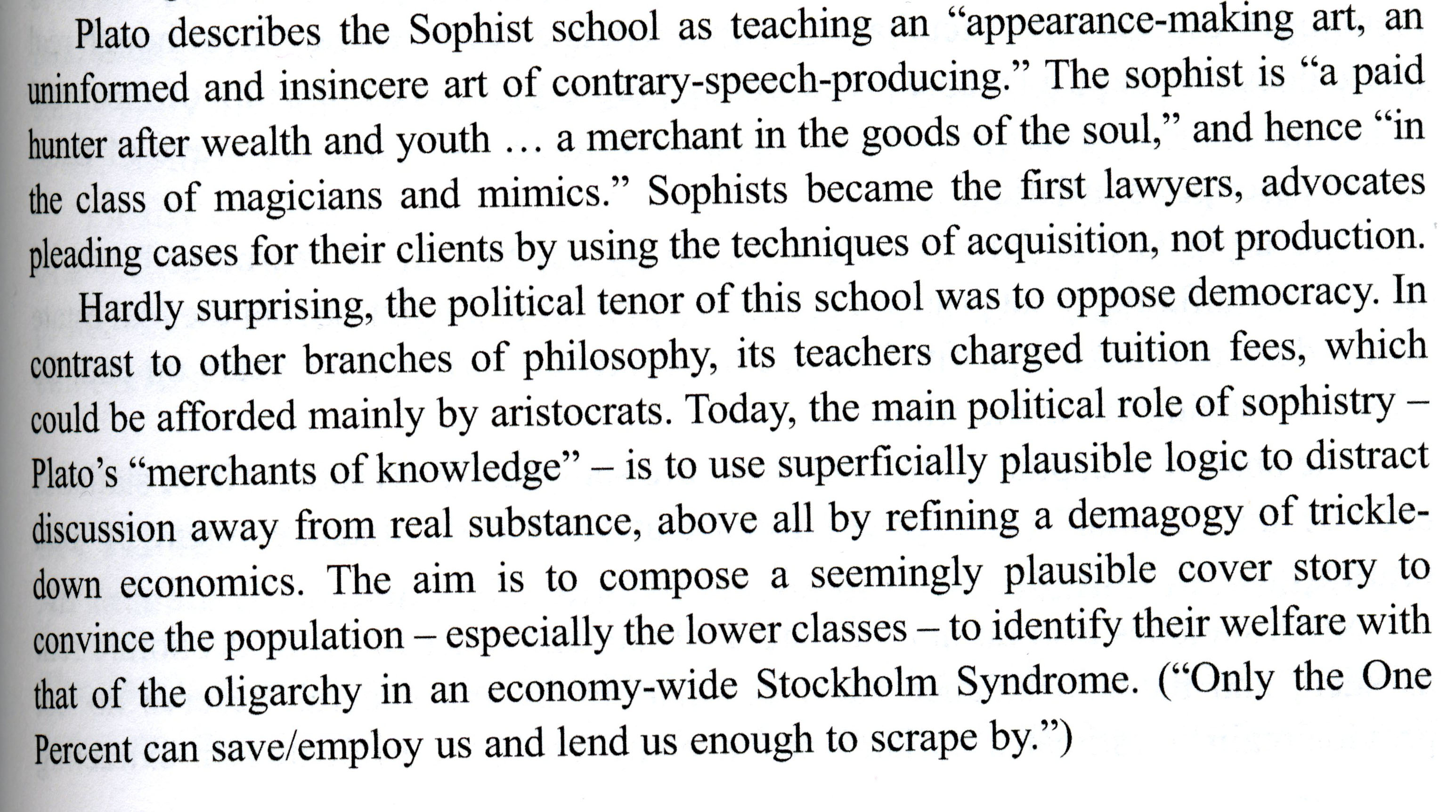 excerp from J Is For Junk Economics